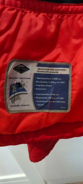 Chaqueta Columbia Talla S Roja