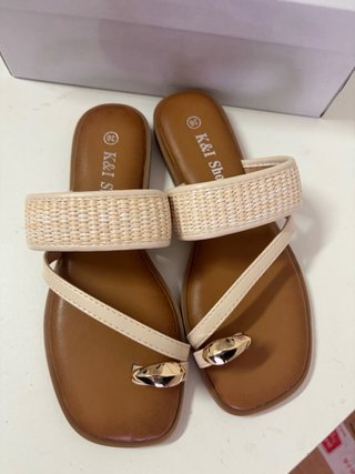 Sandali K&I Shoes donna beige tg 36 nuovo