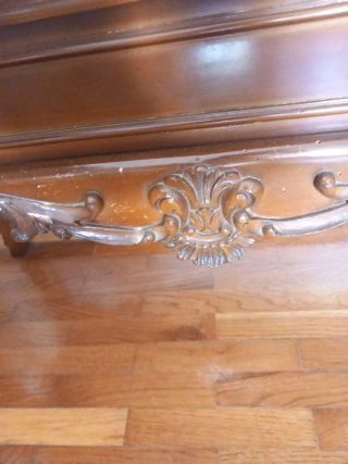 Vetrina Vintage in Legno e Vetro