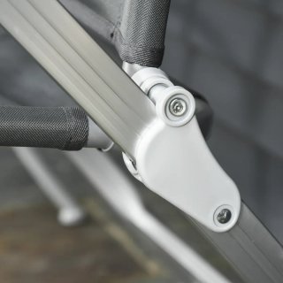 Silla de Jardín Plegable Aluminio Portátil