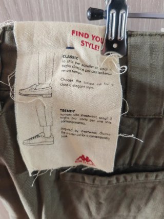 Pantaloni Robe di Kappa Verde Oliva