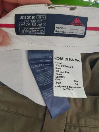 Pantaloni Robe di Kappa Verde Oliva