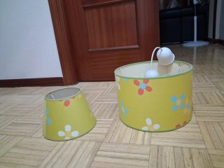Lámpara  de techo infantil y pantalla lampara
