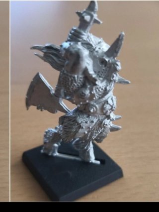 Warhammer paladín caos aekol hebras