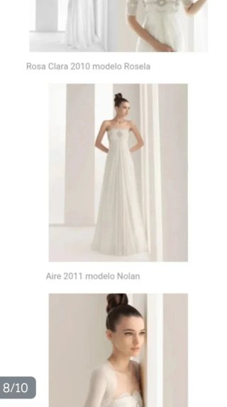 Vestido de Novia Nolan colección Aire. Rosa Clara