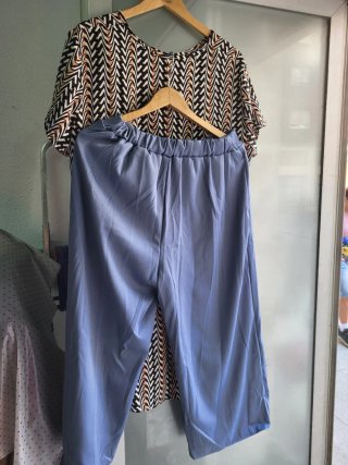 Conjunto Blusa y Pantalón Talla XL