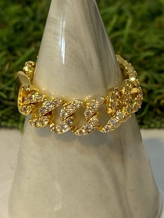 Anillo Pandora Cubano con Circonitas Talla 56