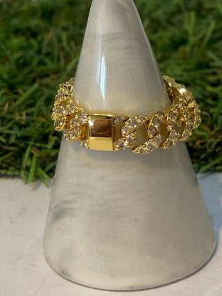 Anillo Pandora Cubano con Circonitas Talla 56