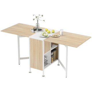 Mesa plegable madera y metal