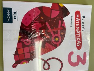 Libros Anaya 3 primaria Matemàticas por trimestres