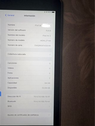iPad Air 2 64GB