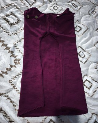 Blusa morada con botones