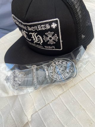 Gorra Trucker Chrome Hearts Negra y Blanca