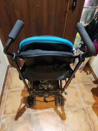Silleta de paseo MS Urban azul.