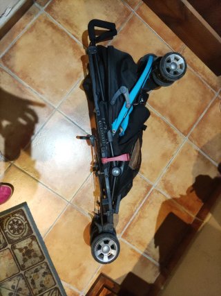 Silleta de paseo MS Urban azul.