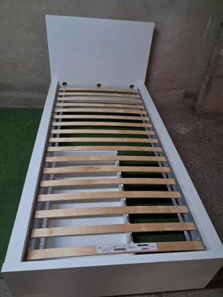 2 Estructuras Cama Ikea Malm Blancas