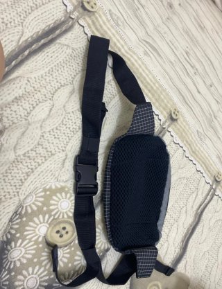 Bolso Riñonera Vans Negro Gris