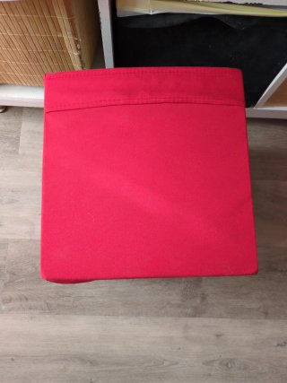 Cestas de tela rojas Ikea (2 unidades)