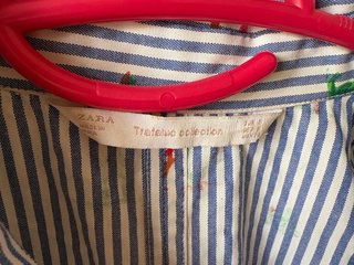 Camisa Zara rayas cactus