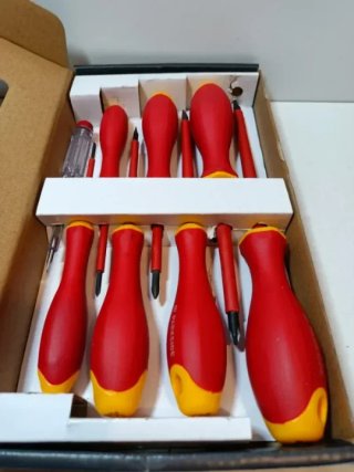Electricista Destornilladores 9 Piezas 1000V