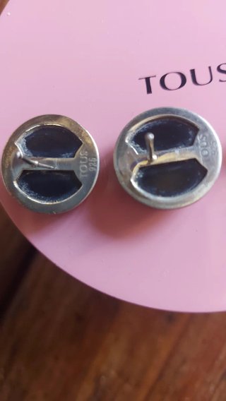 Pendientes Tous Nacar Negro y Blanco