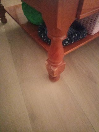 Mesa de centro madera y cristal