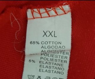 Polo Rojo Hombre Manga Corta