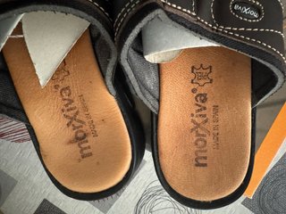 Sandalias de piel marrón talla 44