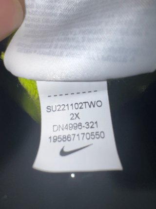 Sudadera Nike Air Oversize Lima Neón