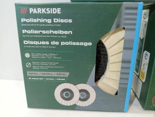 Lote Discos Lijado y Pulido Radial PARKSIDE