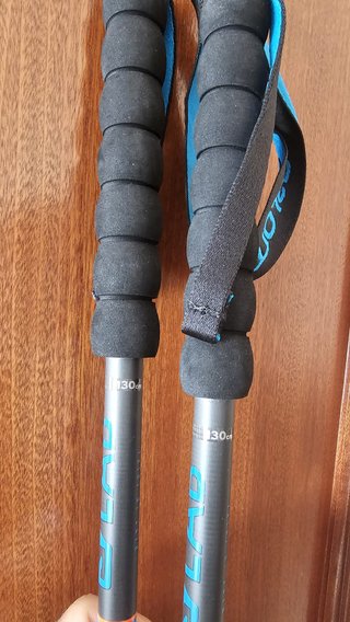 Bastones Salomon Pulsar SLAB Carbon 130cm Nuevos
