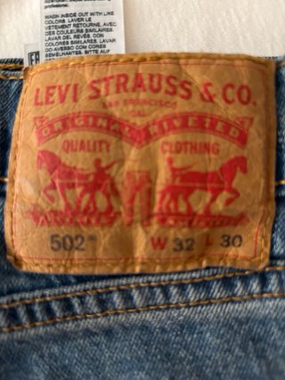 Levi's 502 Taper Azul Talla 32W 30L