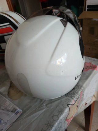 Casco de moto blanco NZI