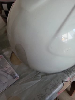 Casco de moto blanco NZI