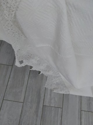 Copriletto uncinetto fatto a mano 300x250 cm