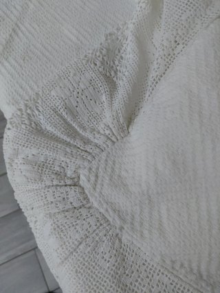 Copriletto uncinetto fatto a mano 300x250 cm
