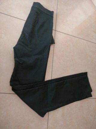 Pantaloni effetto pelle neri