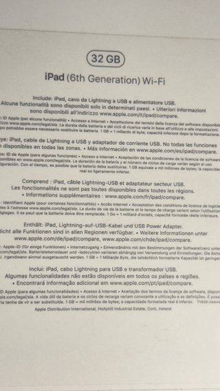 Apple iPad 6ª Gen