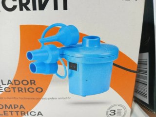 Lote Bomba Inflador Eléctrico y Boya Flotante