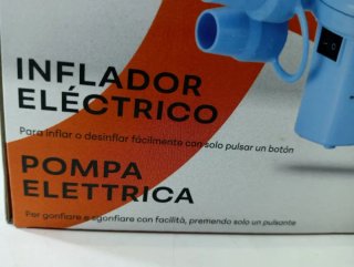 Lote Bomba Inflador Eléctrico y Boya Flotante