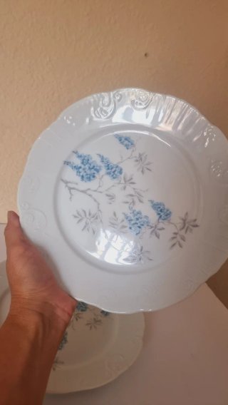 Set 2 Platos Llanos Porcelana Vista Alegre