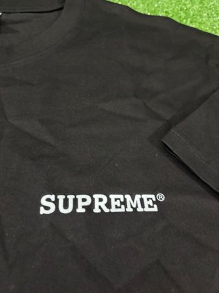 Camiseta Supreme Patchwork Negra