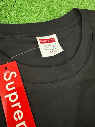 Camiseta Supreme Patchwork Negra