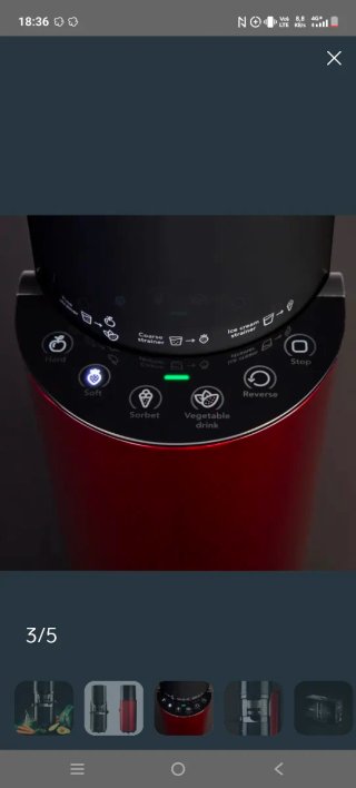 Licuadora Prozis Slow Juicer prensado