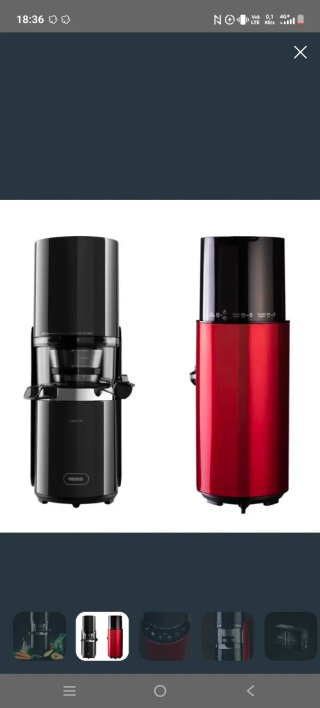 Licuadora Prozis Slow Juicer prensado