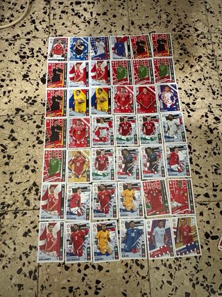 Colección cromos fútbol eurocopa lidl i mundial 22