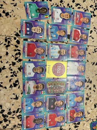 Colección cromos fútbol eurocopa lidl i mundial 22