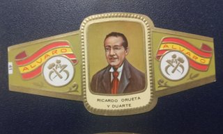 8 Vitolas, serie escultores de la marca Alvaro