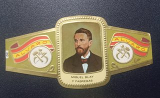 8 Vitolas, serie escultores de la marca Alvaro
