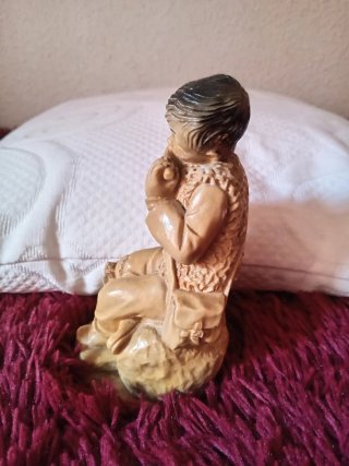 Figura cerámica niño pastor